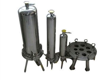 SS304 / SS316 Multi Cartridge Filter Housing / Sanitary Filter Housing
