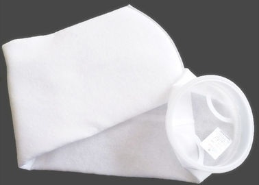 0.3um - 600um Accuracy Liquid Filter Bag Non Woven PP PE Material Liquid Solid Separation