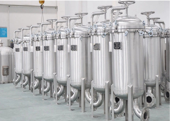 Multi / Single Bag Filter Housing , PP Bag Filter Housing For Industrial Water Filtration