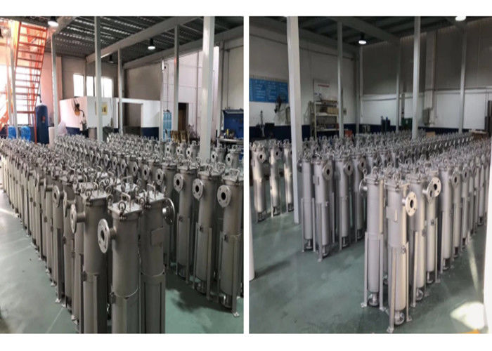 Durable Multi Bag Filter Housing , SS Bag Filter Housing For Water Treatment