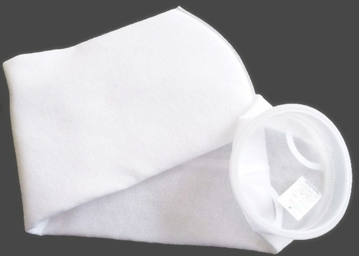 0.3um - 600um Accuracy Liquid Filter Bag Non Woven PP PE Material Liquid Solid Separation